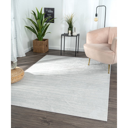 Furnings Milano Washable Pale Celadon Woven Area Rug - 10'L x 3'W
