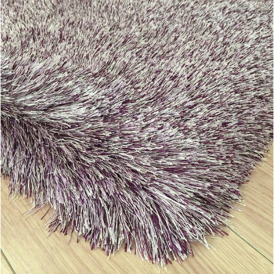 Furnings Lavender Shag Area Rug Fancy Collection - 11'L x 8'W x 1"H