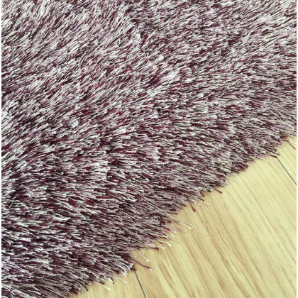 Furnings Lavender Shag Area Rug Fancy Collection - 11'L x 8'W x 1"H