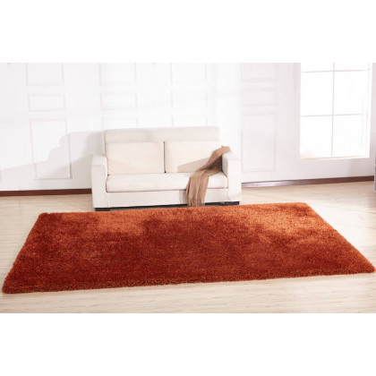Furnings Chubby Rust Area Rug - 11'L x 8'W x 1"H