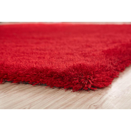 Furnings Chubby Red Area Rug - 11'L x 8'W x 1"H