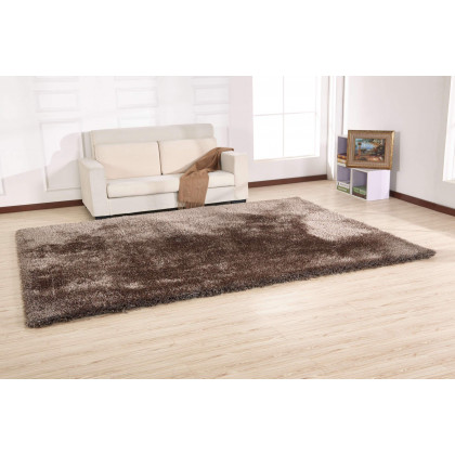Furnings Chubby Charcoal Gray Area Rug - 7'L x 5'W x 1"H