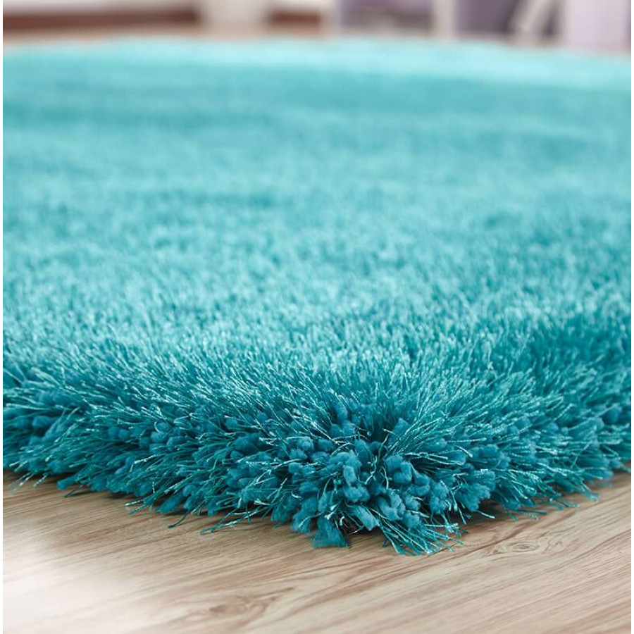Furnings Chubby Turquoise Area Rug - 7'L x 5'W x 1"H