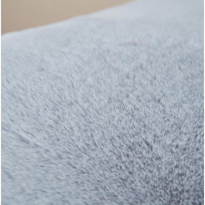 Furnings - Agnes Luxury Gray Chinchilla Faux Fur Pillow