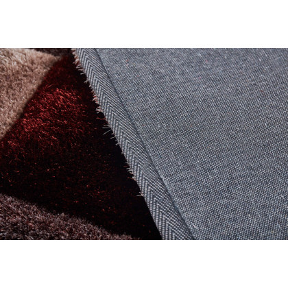 Furnings 3D Parquette Shaggy Area Rug - 11'L x 8'W x 1"H