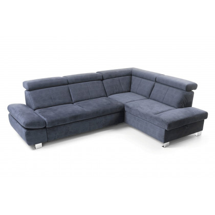 Gala Happy Sectional with Bed and Storage Right - Gray