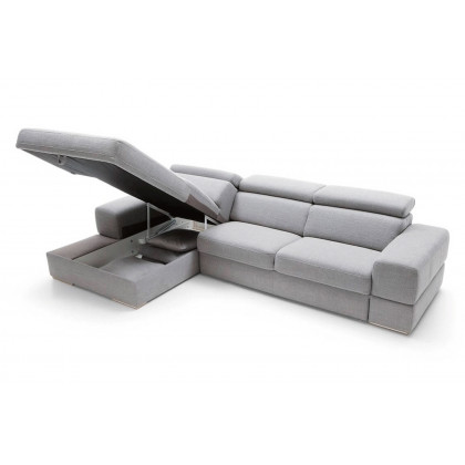 Gala - Plaza Sectional with Bed, Recliner Chair, Bar and Storage