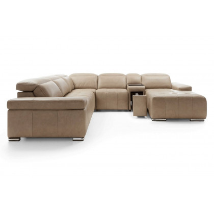 Gala - Domo Sectional With Bar, Recliner and Storage