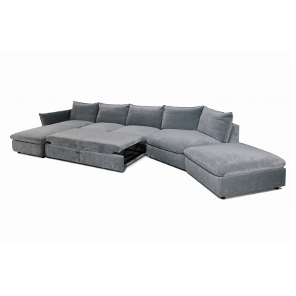 Gala - Idylla Sectional with Bed and Storage