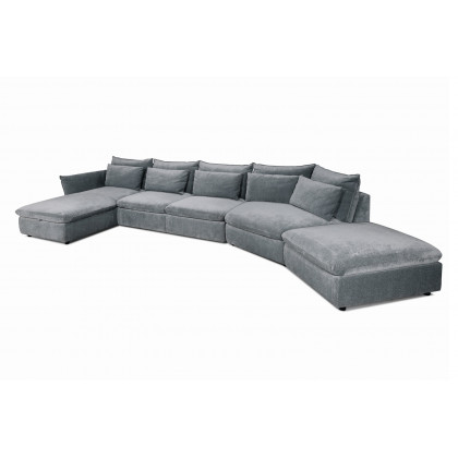 Gala - Idylla Sectional with Bed and Storage
