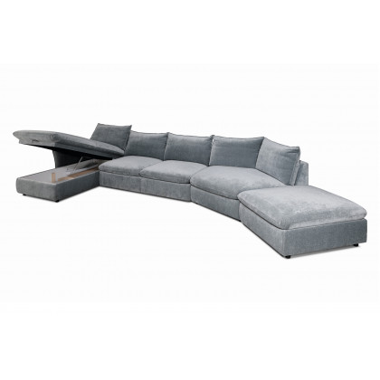 Gala - Idylla Sectional with Bed and Storage