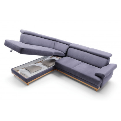 Gala - Memo Sectional with Bed and Storage