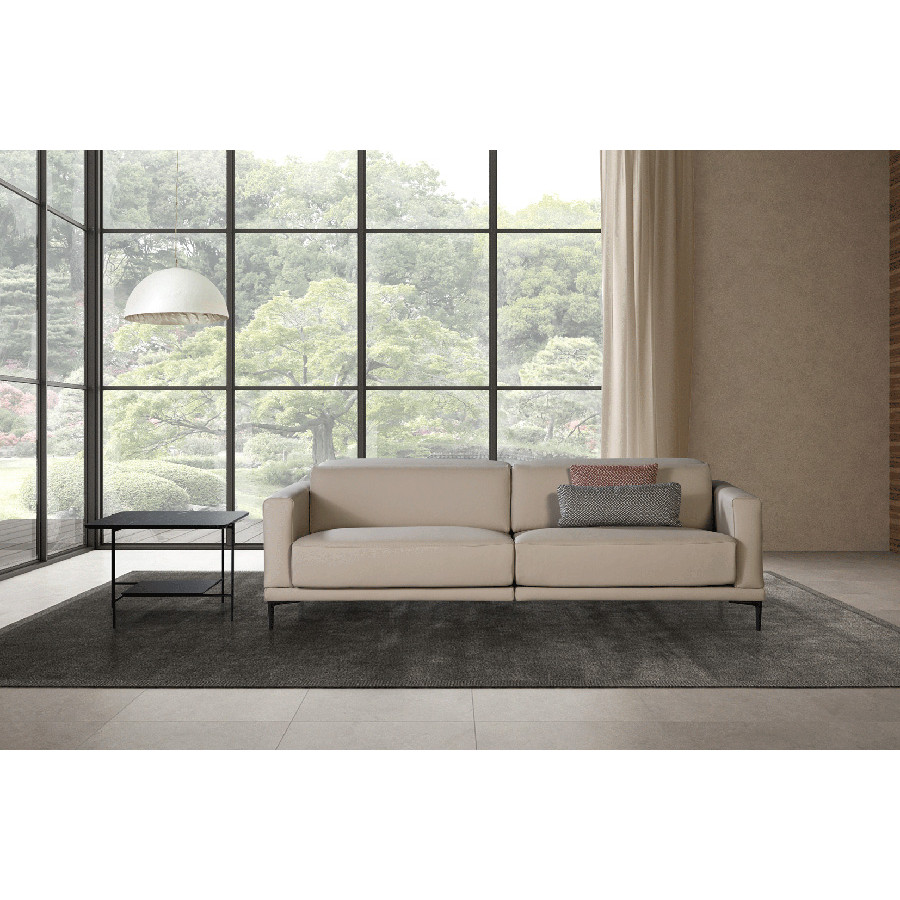 Gamamobel - Delfos Square Arms Reclining 3 Seat Sofa