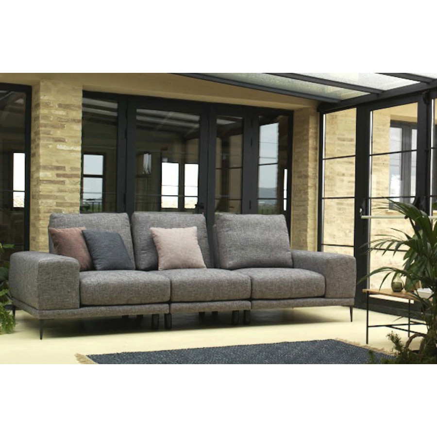 Gamamobel - Santorini Square Arms Stationary Loveseat in Series 7 Fabric