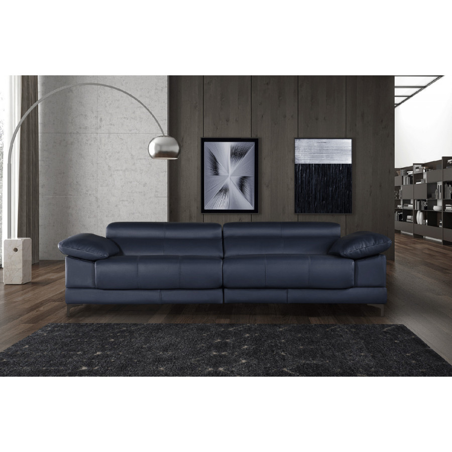 Gamamobel Newman Pillow Top Arms 3 Seat Sofa - Lux Leather