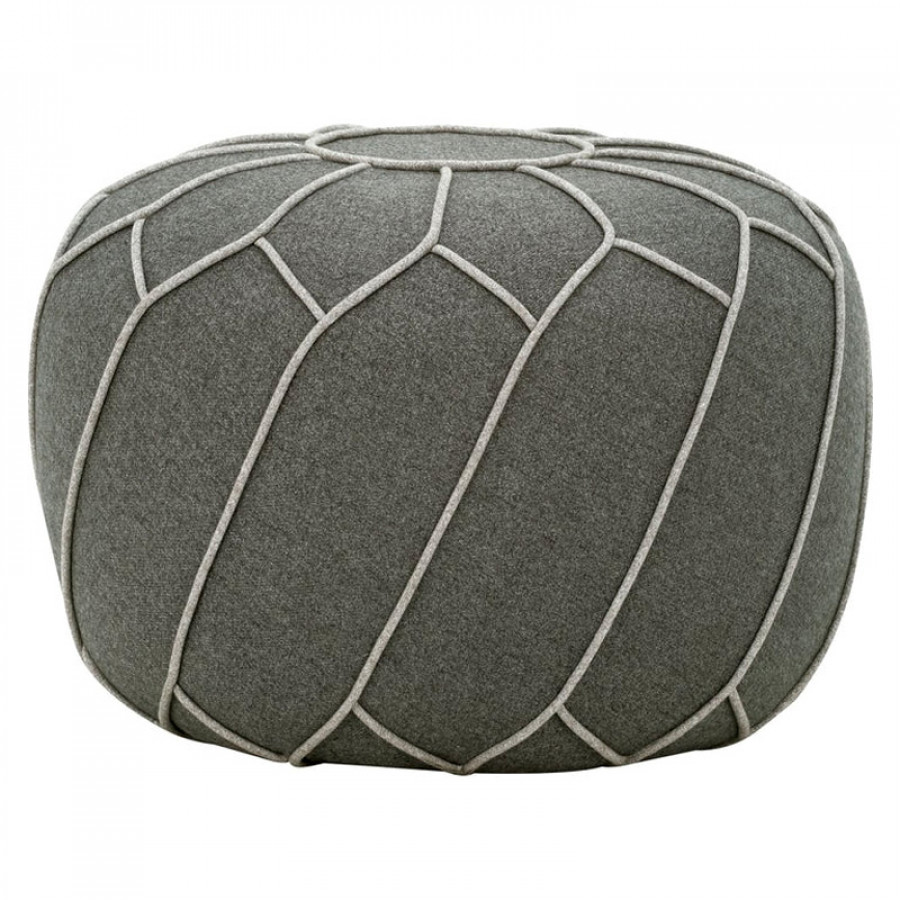 GFURN Saturn Ottoman/Pouf - Gray