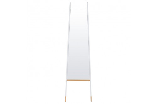 GFURN™ Artemisia Slim Leaning Mirror - White/Wood