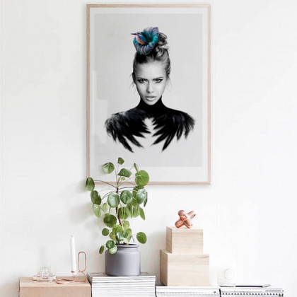 GFURN Hummingbird Print - Colorful, 50 x 70cm