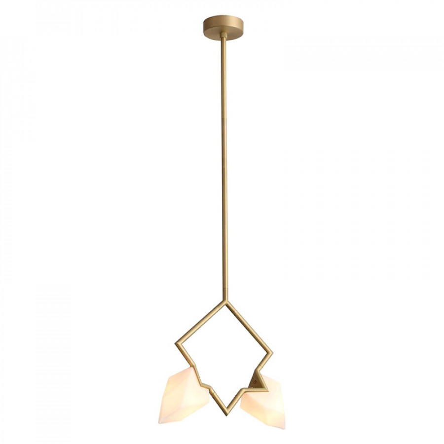 GFURN Tessie Pendant Lamp - Gold, 2 bulbs