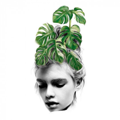 GFURN Monstera Print - Colorful, 50 x 70cm