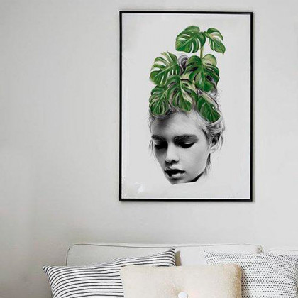 GFURN Monstera Print - Colorful, 50 x 70cm