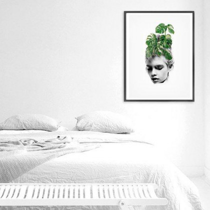 GFURN Monstera Print - Colorful, 50 x 70cm