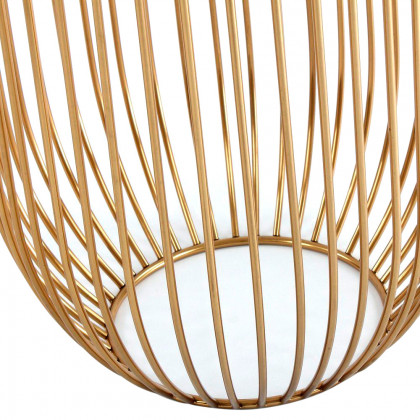 GFURN - Mie Side Table in Carrara Marble/Gold