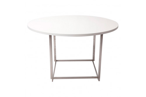 GFURN™ Cybele Dining Table - White/Chrome