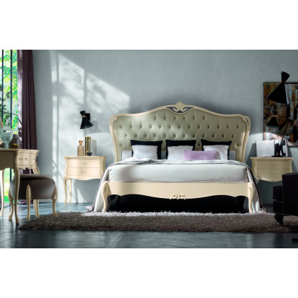 Giorgio Casa Valpolicella Night Table 2 Drawers - Matte Powder