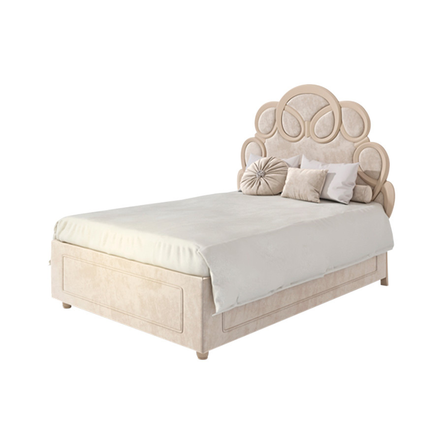 Giorgio Casa Casa dei Sogni Bed With Bed Surround Fabrik K225 - 140 cm