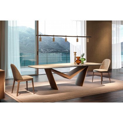 Giorgio Casa Atico Dardo Doppio Table With Fixed Shaped Top - 220 cm