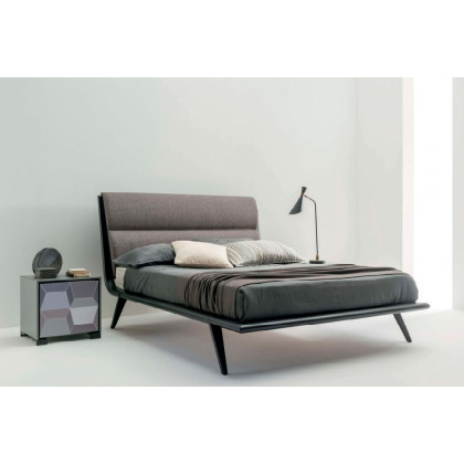 Giorgio Casa Atico Sailor Ash Bed With Padded Headboard - 160x200 cm