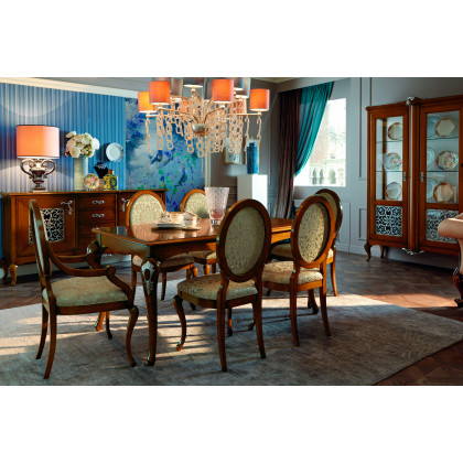 Giorgio Casa Memorie Veneziane Extensible Rectangular Dining Table - Grain