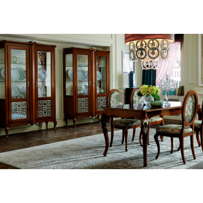 Giorgio Casa Memorie Veneziane Extensible Rectangular Dining Table - Dark Walnut