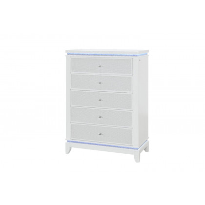 GF - Alina White Chest With Led