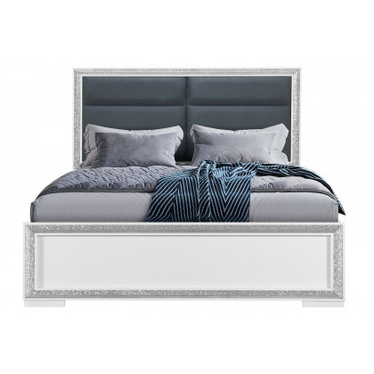 GF Andros Silver Bed With Led