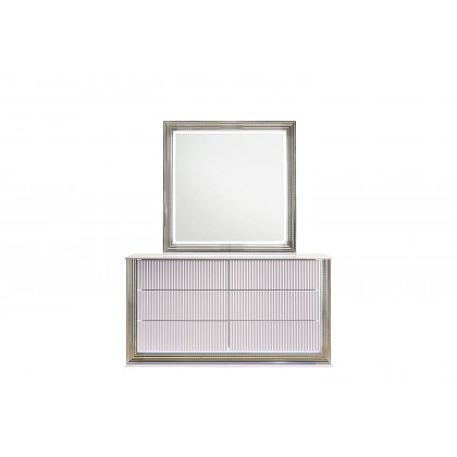 GF - Aspen White Dresser With Led