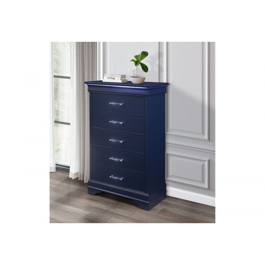 GF Charlie Blue Chest With Led