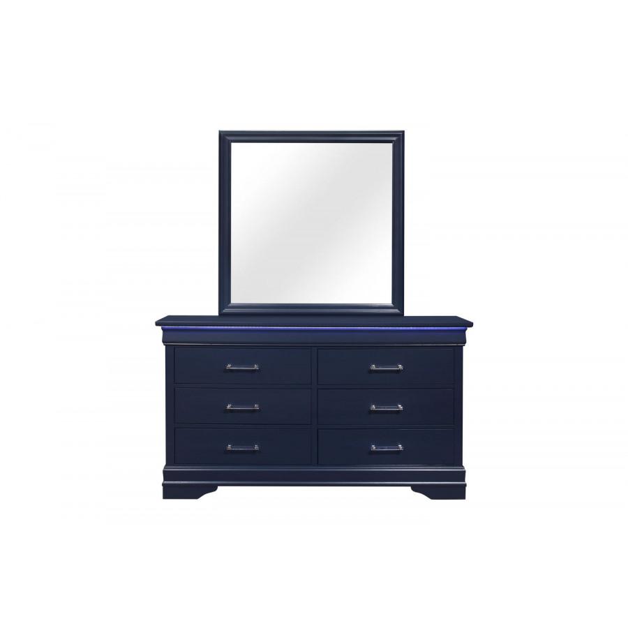 GF Charlie Blue Dresser With Led