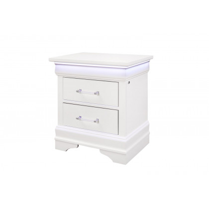 GF - Charlie White Nightstand With Led