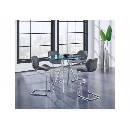 GF D1446BS Gray Bar Stool