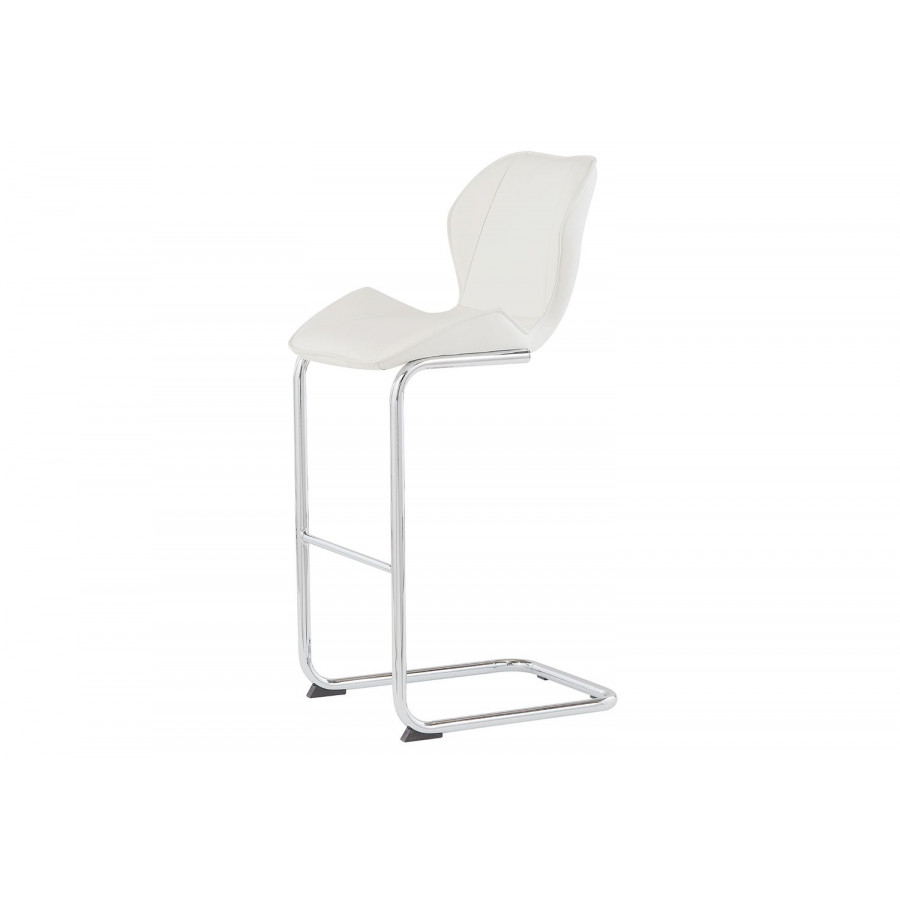 GF D1446BS White Bar Stool