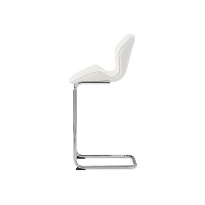 GF D1446BS White Bar Stool