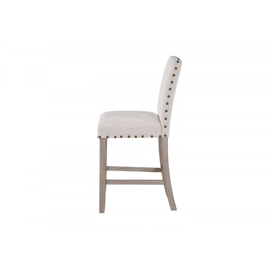GF D1622BS White Bar Stool
