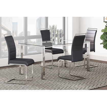 GF D9121DC BLK Dining Chair