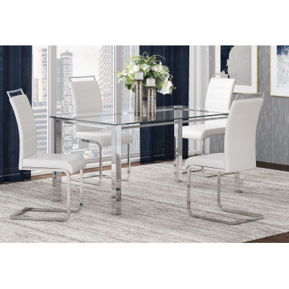 GF D9121DC WHT Dining Chair