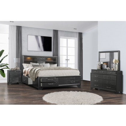 GF Jordyn Gray Queen Bed