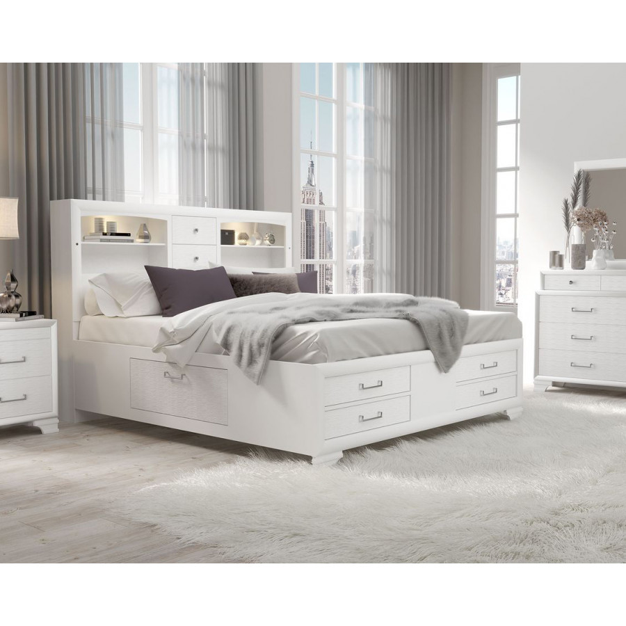 GF Jordyn White Queen Bed Group