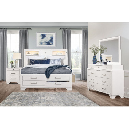 GF Jordyn White Nightstand