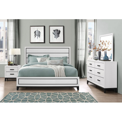 GF Kate White Full Bed